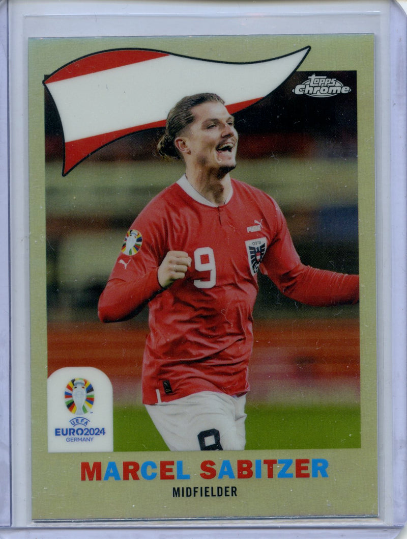 2024 Topps Chrome UEFA Euro Marcel Sabitzer 1960 Topps Chrome