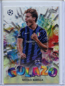 2024-25 Topps Chrome UEFA Club Comps Nicolo Barella Golazo GZ-9