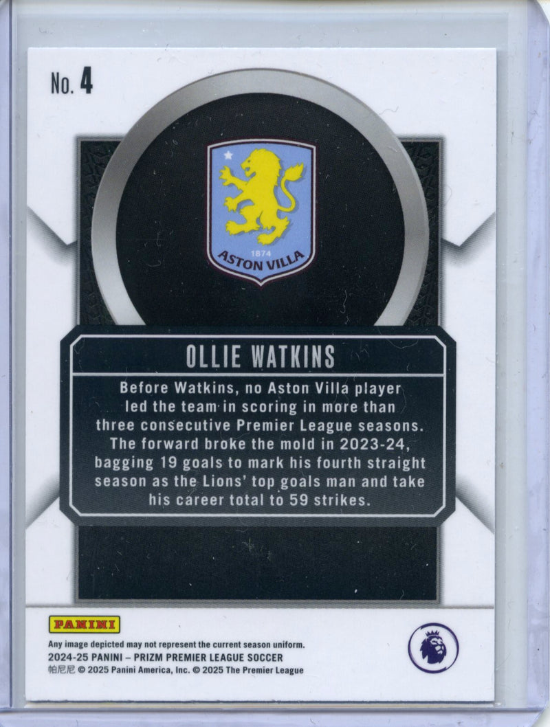 2024-25 Panini Prizm Premier League Ollie Watkins Talismen