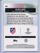 2025-26 Topps Finest UEFA Julian Alvarez
