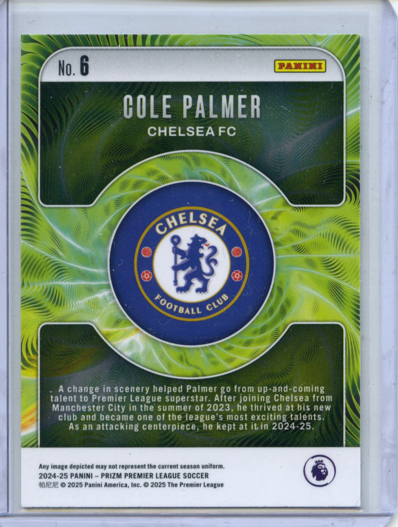 2024-25 Panini Prizm Premier League Cole Palmer Fractal