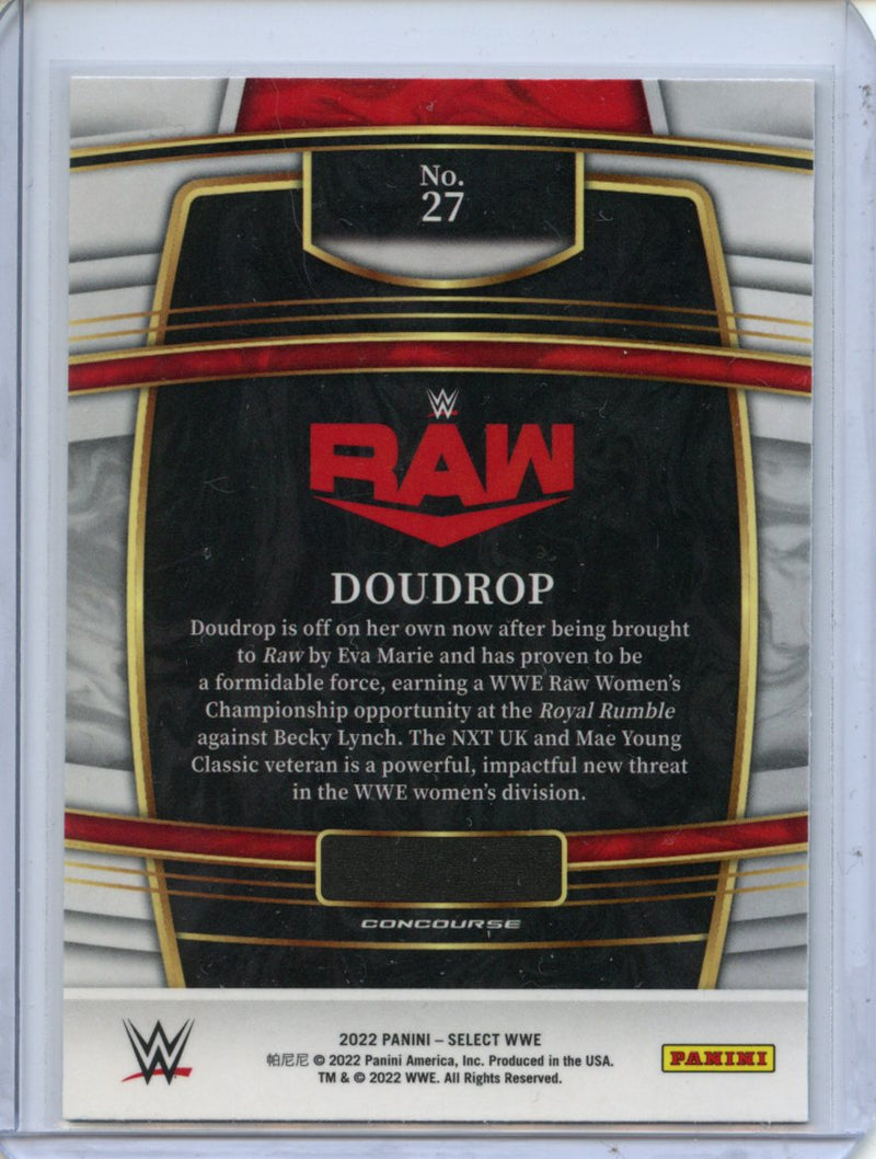 2022 Panini Select WWE Doudrop Concourse Red & Blue