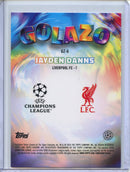 2024-25 Topps Chrome UEFA Club Comps Jayden Danns Golazo GZ-6