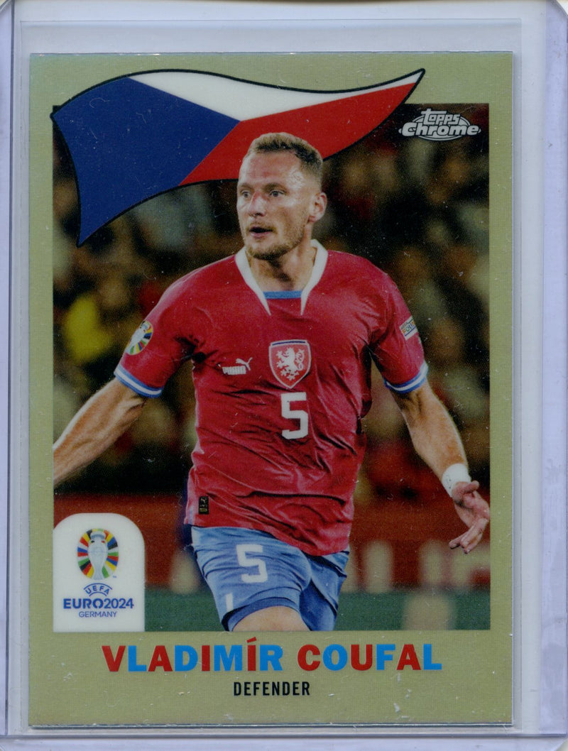 2024 Topps Chrome UEFA Euro Vladimir Coufal 1960 Topps Chrome