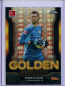 2021-22 Topps Chrome Bundesliga Soccer Andreas Luthe Golden Generation