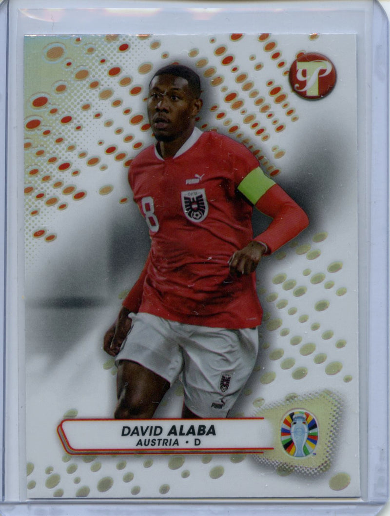 2023-24 Topps Pristine Road To Euro David Alaba Refractor