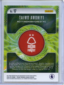 2024-25 Panini Prizm Premier League Taiwo Awoniyi Fractal
