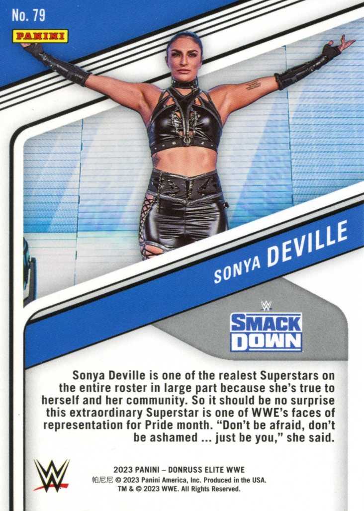 2023 Panini Donruss Elite WWE Sonya Deville