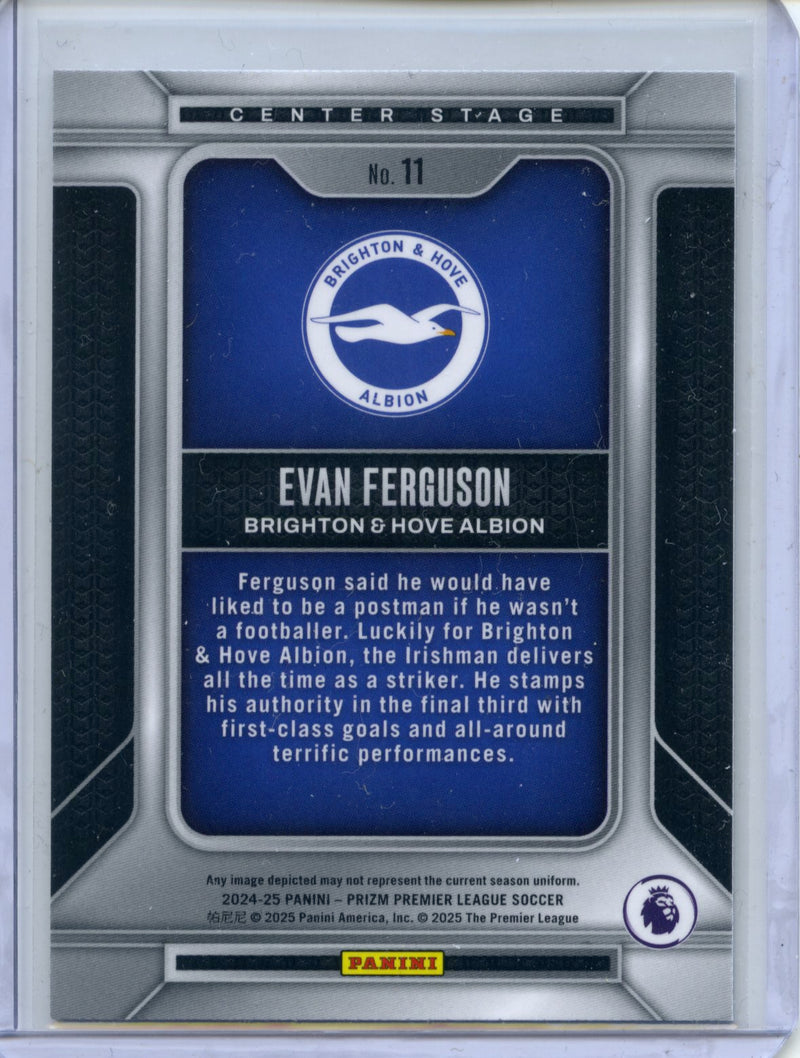 2024-25 Panini Prizm Premier League Evan Ferguson Centre Stage