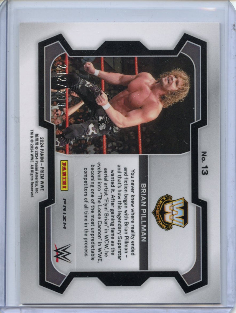 2024 Prizm WWE Brian Pillman Red Prizm 242/299