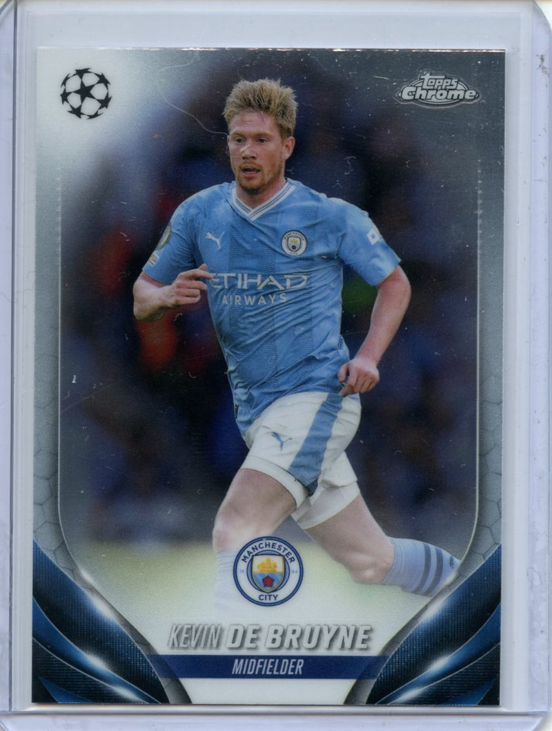 2023-24 Topps Chrome UEFA Kevin De Bruyne