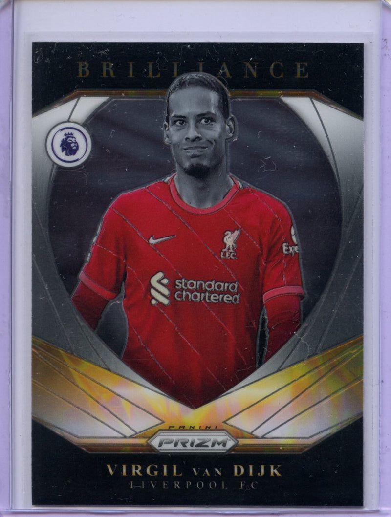 2021-22 Panini Prizm Premier League Virgil Van Dijk Brilliance