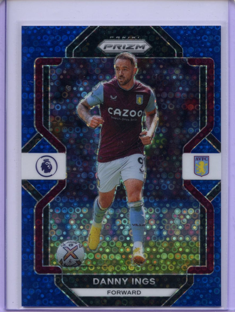 2022-23 Prizm Premier League Danny Ings Blue Breakaway Prizm 32/75