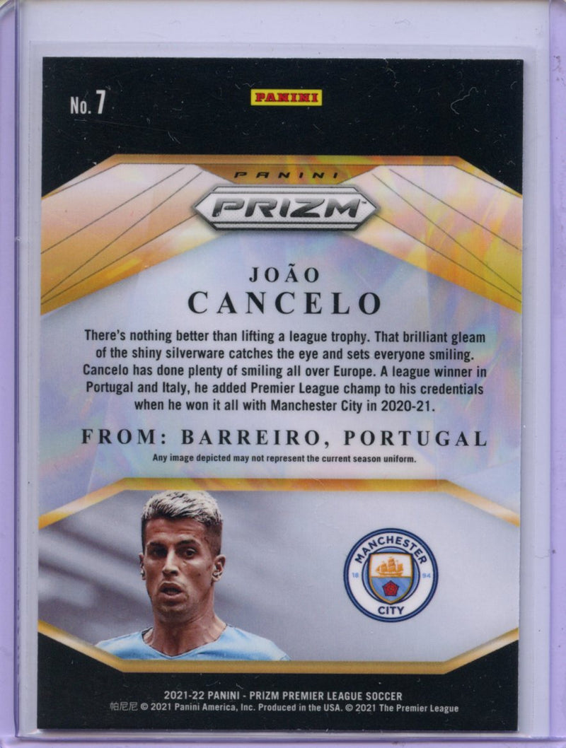 2021-22 Panini Prizm Premier League Joao Cancelo Brilliance