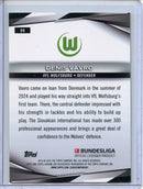 2024-25 Topps Chrome Bundesliga Denis Vavro Aqua 92/175