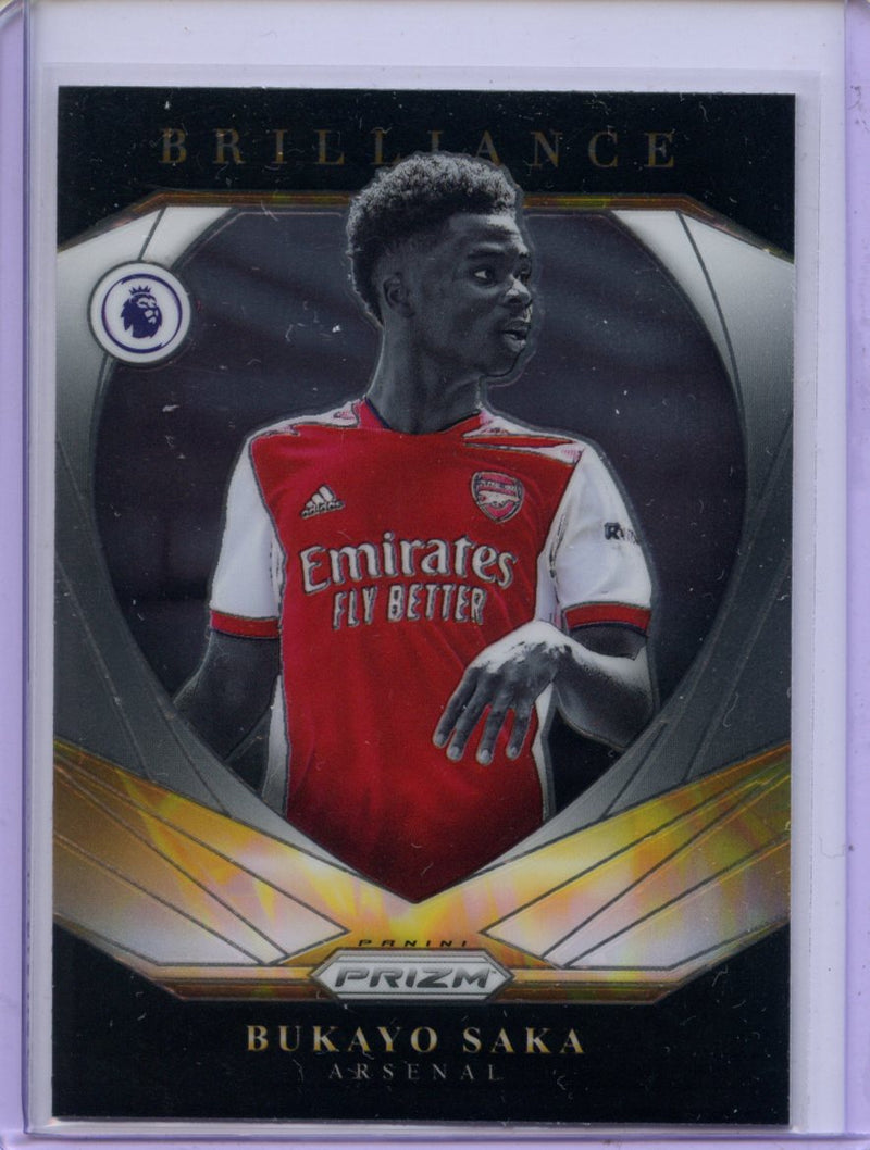 2021-22 Panini Prizm Premier League Bukayo Saka Brilliance