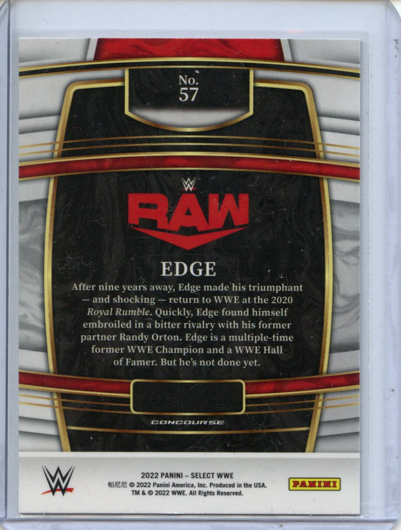 2022 Panini Select WWE Edge Concourse Red & Blue