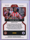 2022-23 Prizm Premier League Yoane Wissa Red Breakaway Prizm 26/49