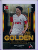 2021-22 Topps Chrome Bundesliga Soccer Jonas Hector Golden Generation