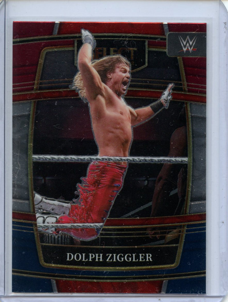 2022 Panini Select WWE Dolph Ziggler Concourse Red & Blue