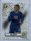 2023-24 Topps Pristine Road To Euro Phil Foden Refractor