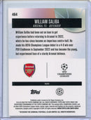 2025-26 Topps Finest UEFA William Saliba