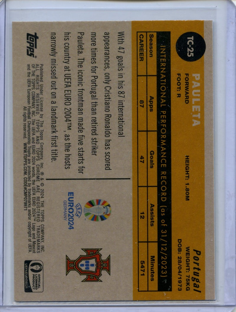 2024 Topps Chrome UEFA Euro Pauleta 1960 Topps Chrome