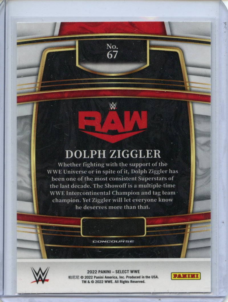 2022 Panini Select WWE Dolph Ziggler Concourse Red & Blue