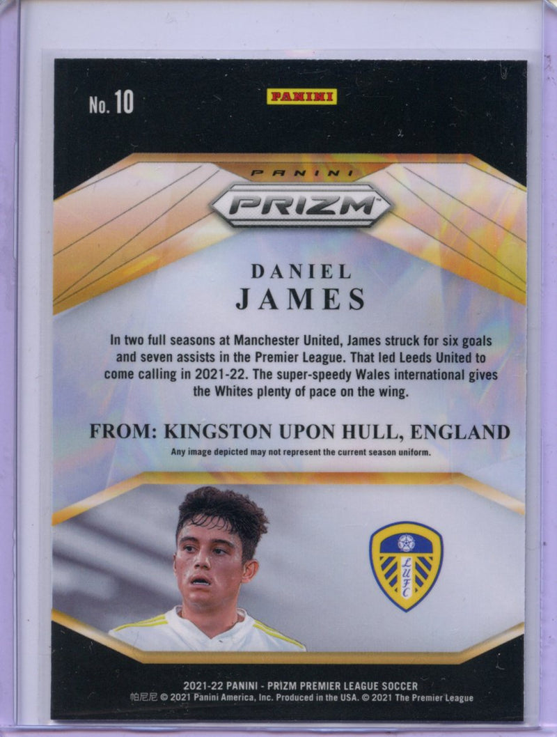 2021-22 Panini Prizm Premier League Daniel James Brilliance