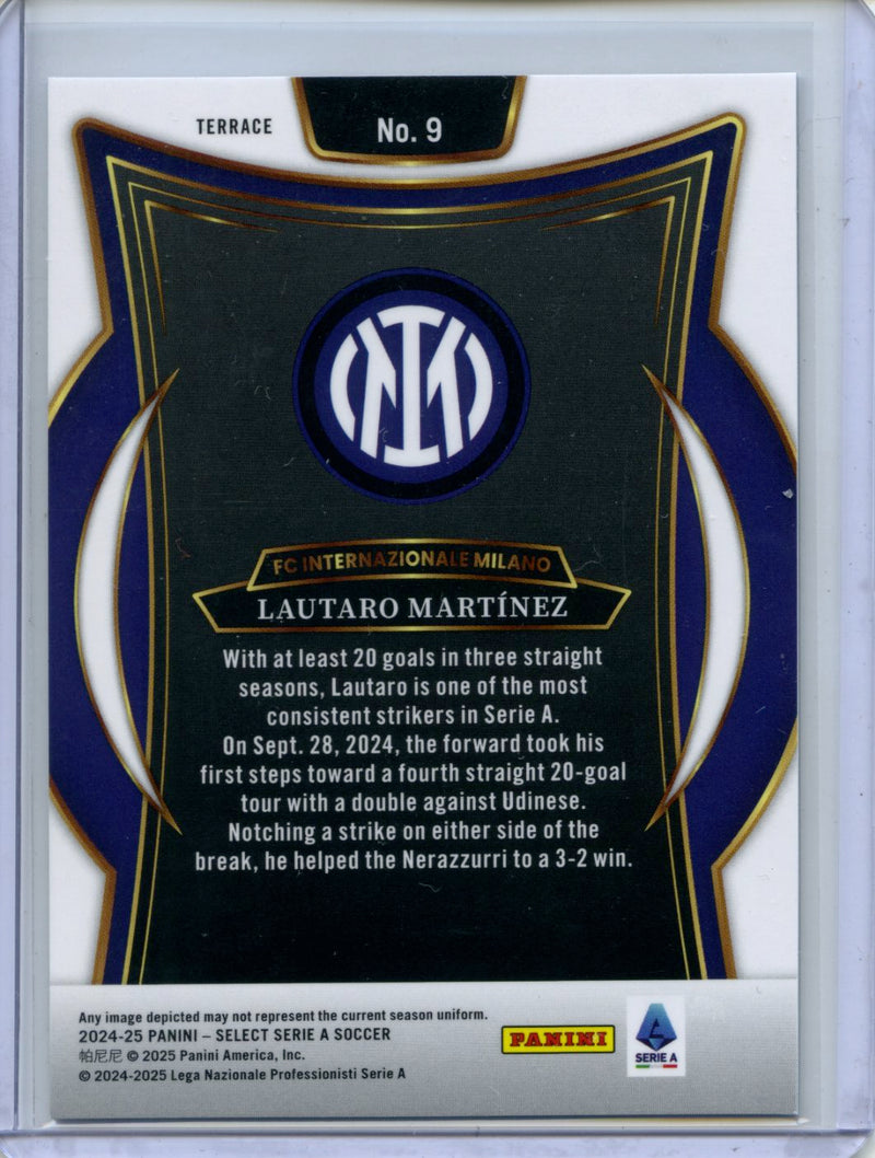 2024-25 Panini Select Serie A Lautaro Martinez Terrace