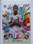 2024-25 Topps Chrome UEFA Club Comps Kylian Mbappe Golazo GZ-21
