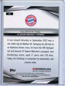 2024-25 Topps Chrome Bundesliga Mathys Tel Pink Lava 2/199
