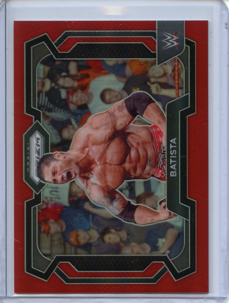 2024 Prizm WWE Batista Red Prizm 15/299