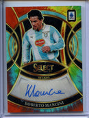 2025-26 Panini Select Serie A Roberto Mancini Signatures Tie-Dye 9/25