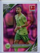 2024-25 Topps Chrome Bundesliga Mohammed Amoura Pink Lava 82/199