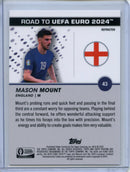 2023-24 Topps Pristine Road To Euro Mason Mount Refractor
