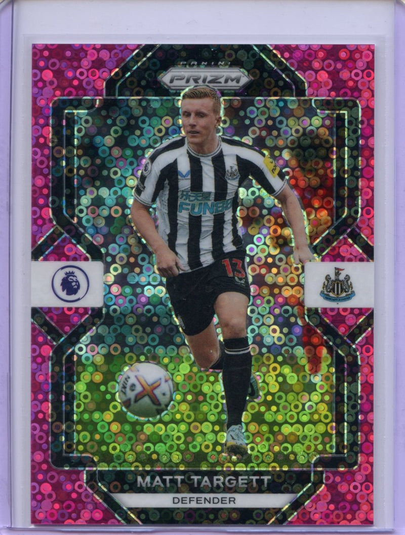 2022-23 Prizm Premier League Matt Targett Pink Breakaway Prizm 46/99