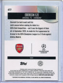 2025-26 Topps Finest UEFA Eberechi Eze