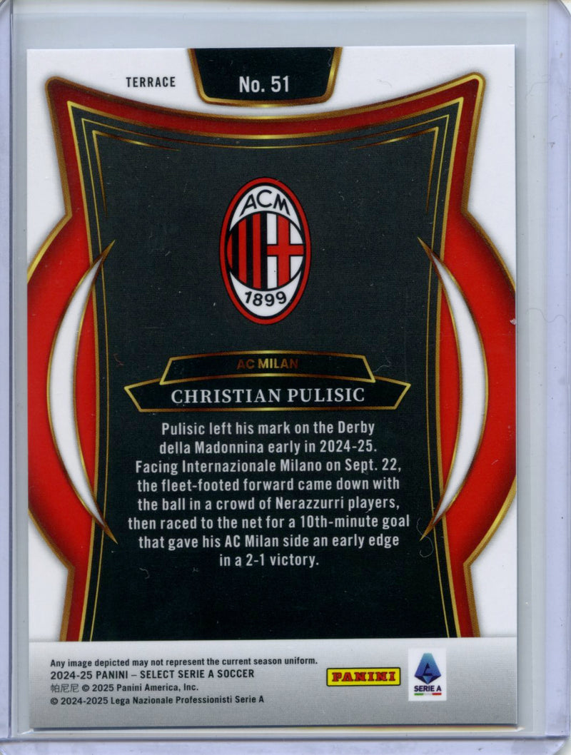 2024-25 Panini Select Serie A Christian Pulisic Terrace