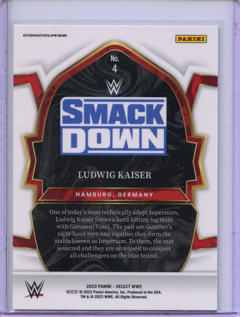 2023 Panini Select WWE Ludwig Kaiser Concourse