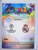 2024-25 Topps Chrome UEFA Club Comps Kylian Mbappe Golazo GZ-21