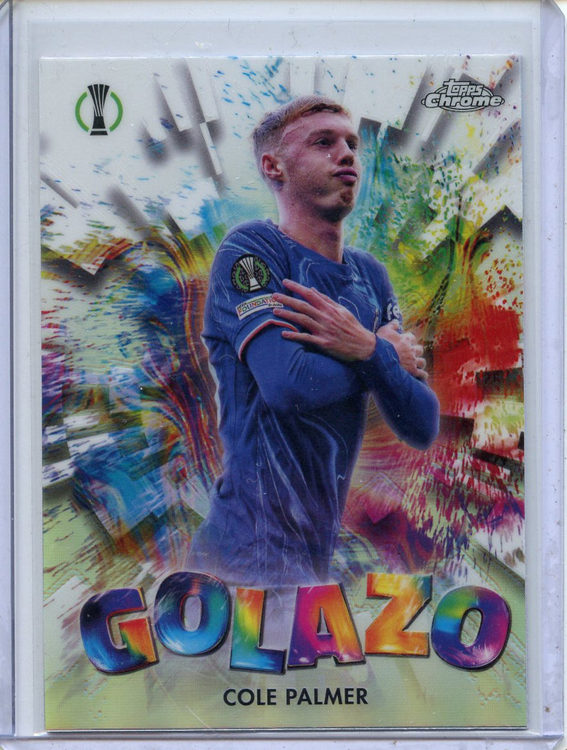 2024-25 Topps Chrome UEFA Club Comps Cole Palmer Golazo GZ-25