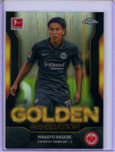2021-22 Topps Chrome Bundesliga Soccer Makoto Hasebe Golden Generation