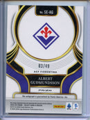 2025-26 Panini Select Serie A Albert Gudmundsson Select Signatures Orange 3/49