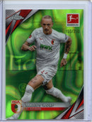 2024-25 Topps Chrome Bundesliga Marius Wolf Neon Green Lava 160/250