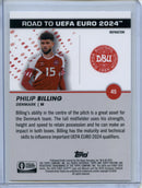 2023-24 Topps Pristine Road To Euro Philip Billing Refractor