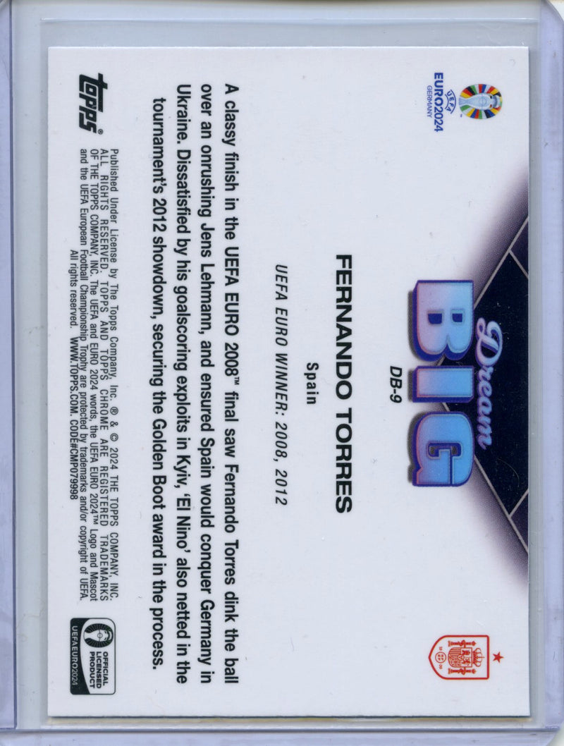 2024 Topps Chrome UEFA Euro Fernando Torres Dream Big
