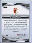 2024-25 Topps Chrome Bundesliga Marius Wolf Neon Green Lava 160/250