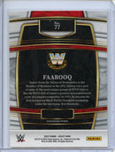 2022 Panini Select WWE Faarooq Concourse Red & Blue