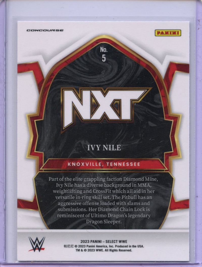 2023 Panini Select WWE Ivy Nile Concourse